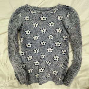 Super Cute flower knit sweater